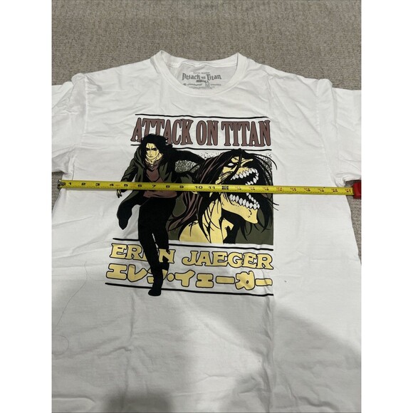 Attack on Titan & Mob Psycho 100 Lot of 2 Shirts Manga Anime Sz Large - Picture 6 of 13
